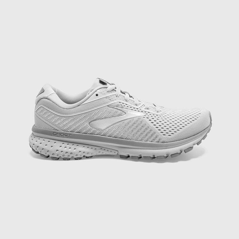 Brooks Ghost 12 Womens Road Running Shoes - White - Philippines (830697OJL)